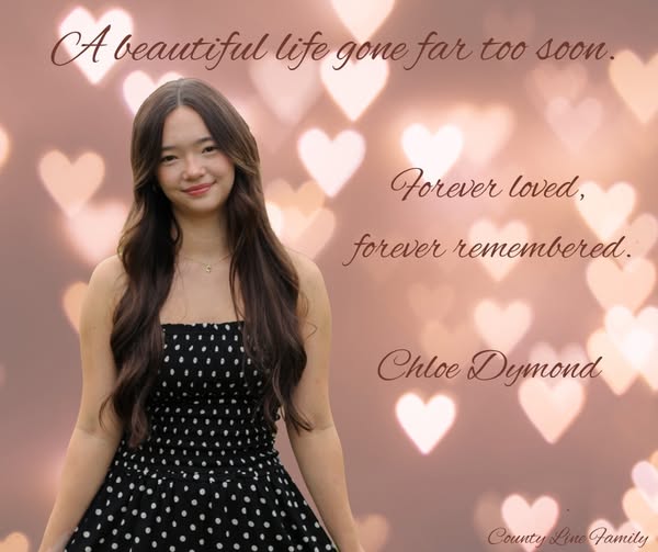 Chloe Dymond AR, Obituary; County Line School District student has died